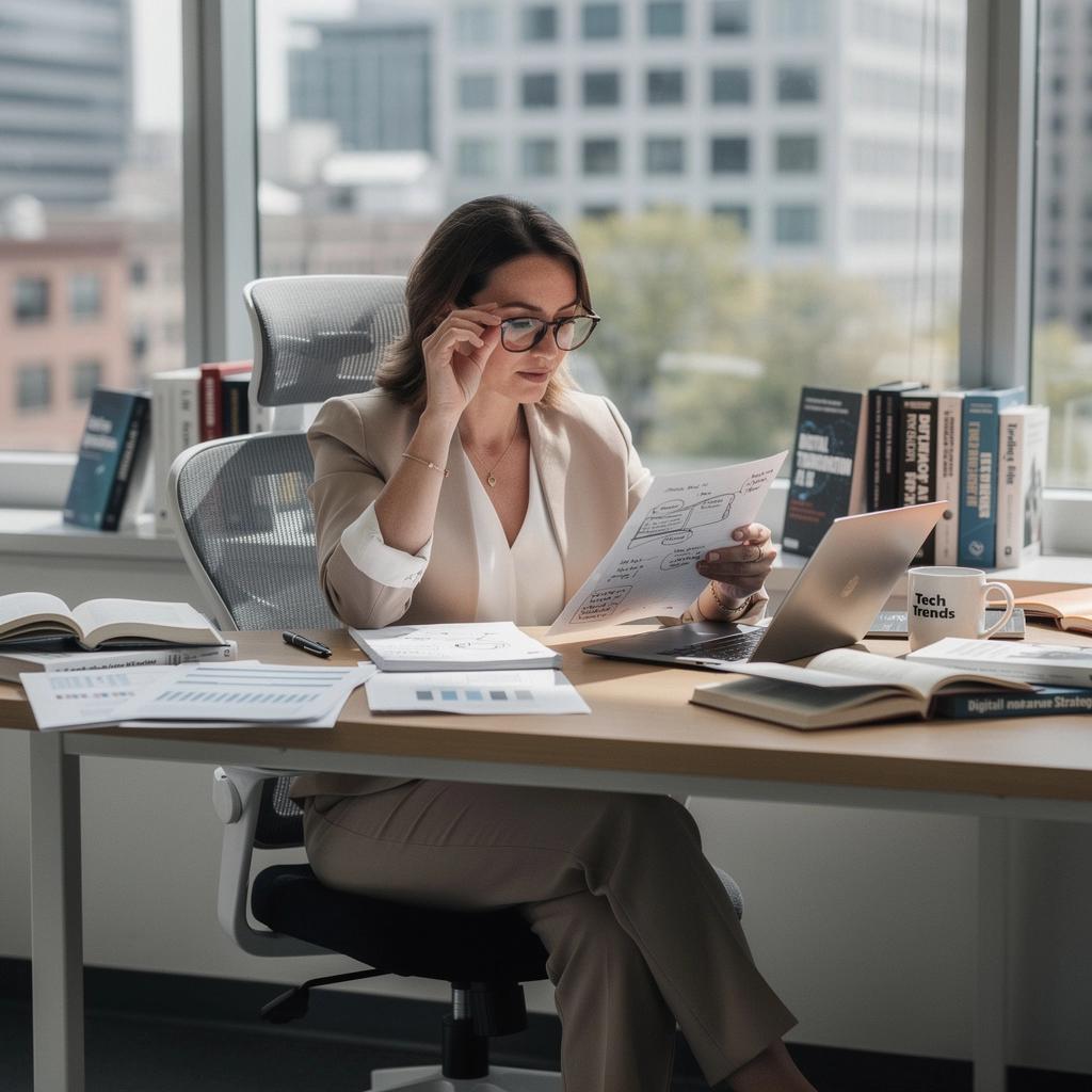 Ein Redner präsentiert technische Konzepte auf einer Bühne vor einem interessierten Publikum.